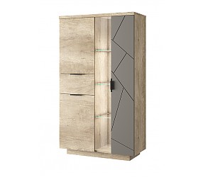 KAYLAS - шкаф с витриной (1V2D1S)
